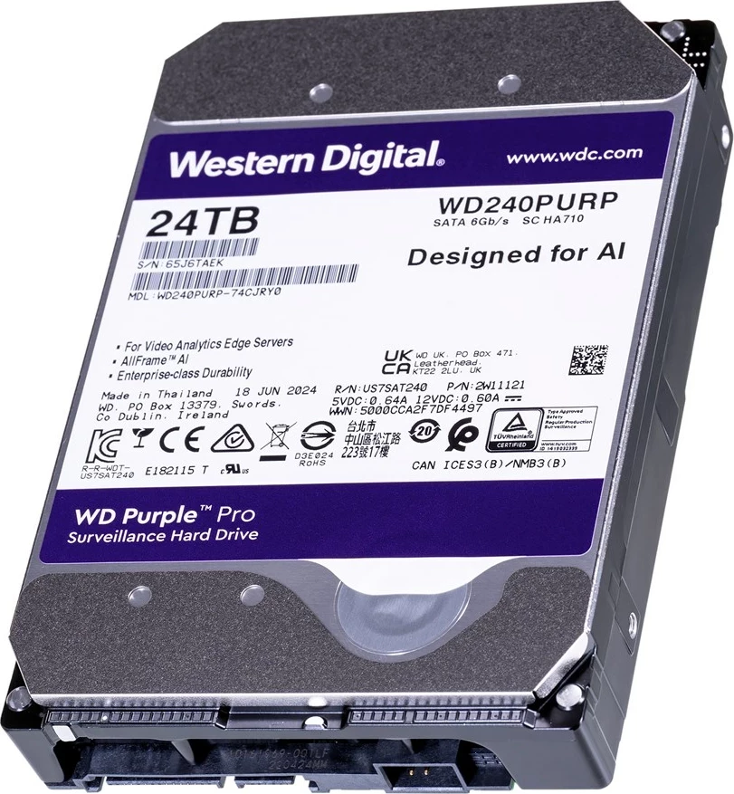 Hard disk WD Purple Pro WD240PURP 24 TB