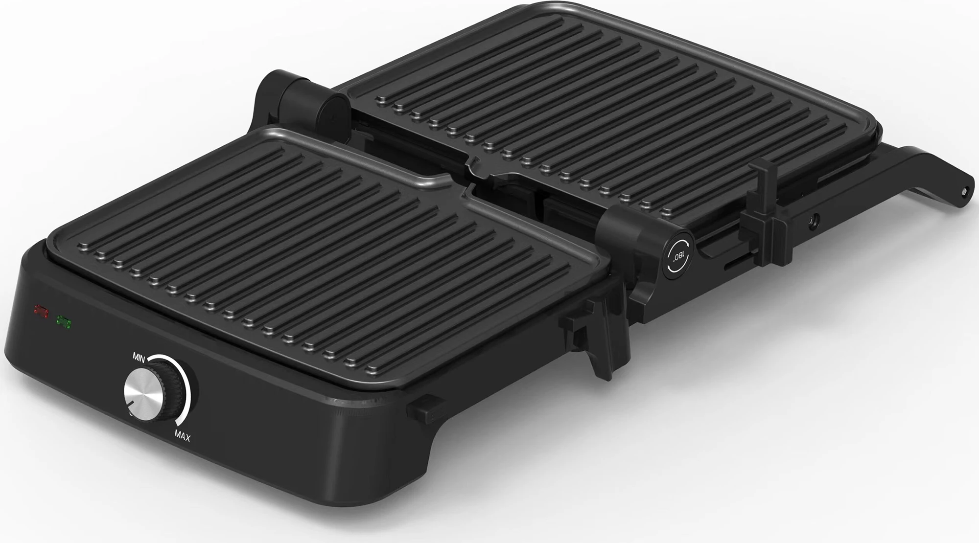 Grill elektrik Elit CGI-2320 2000W, 180°, pllaka 29x23.3cm, inox/zi