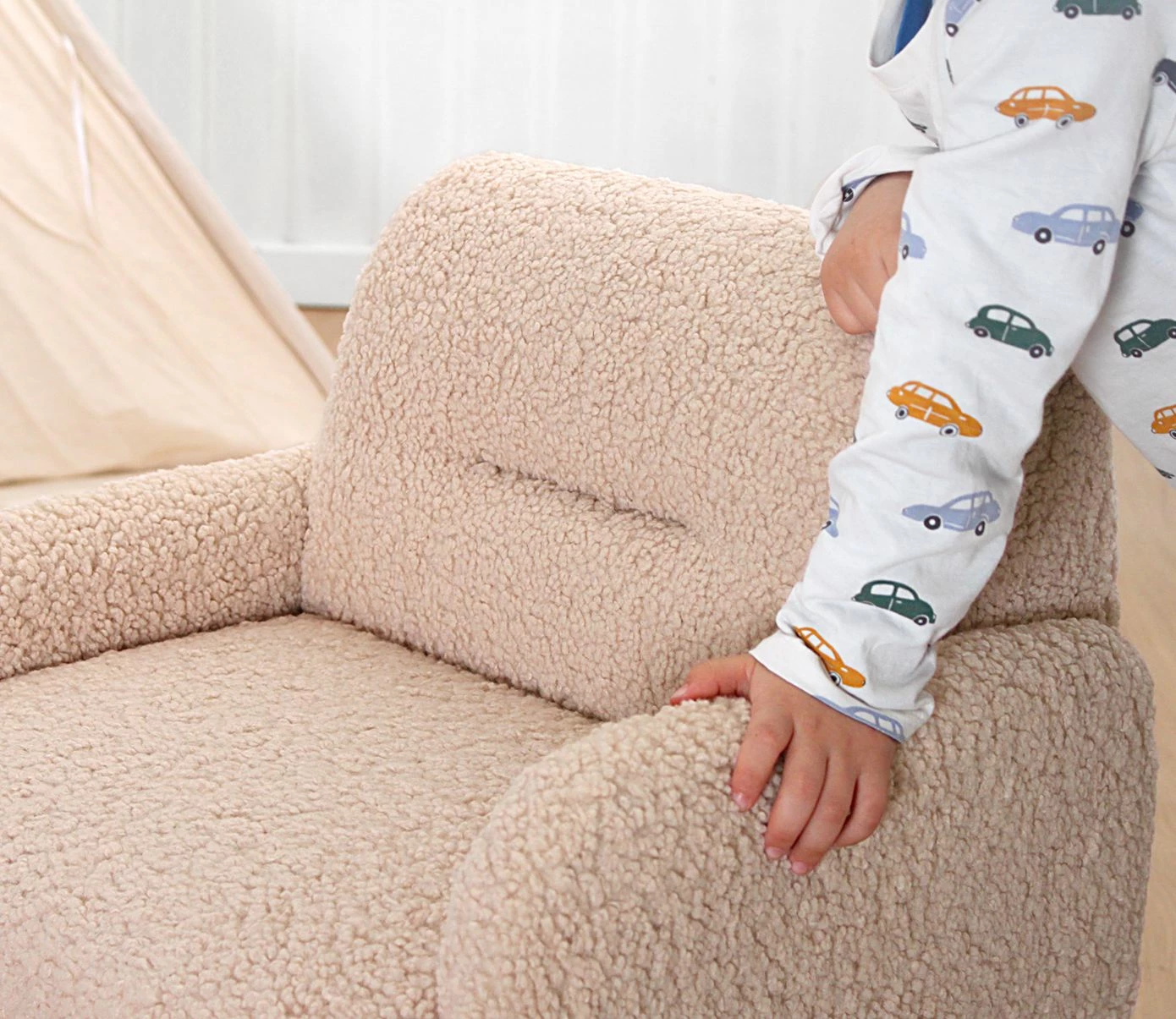 Karrige fëmijësh me krahë, Cobie Teddy, ngjyrë pluhuri