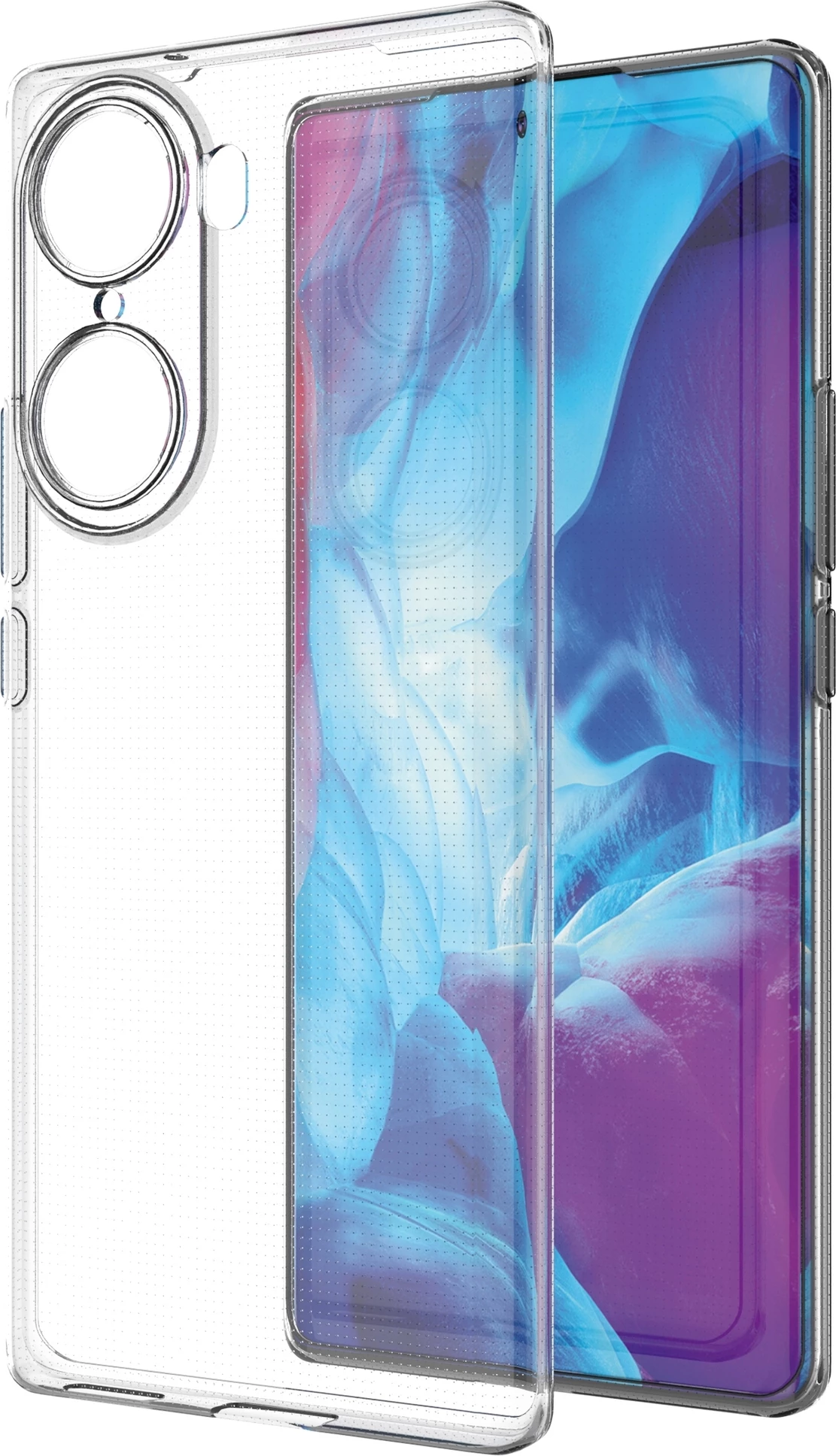 Mbështjellës Hurtel Ultra Clear 0.5mm për Honor 60 Pro, Transparent