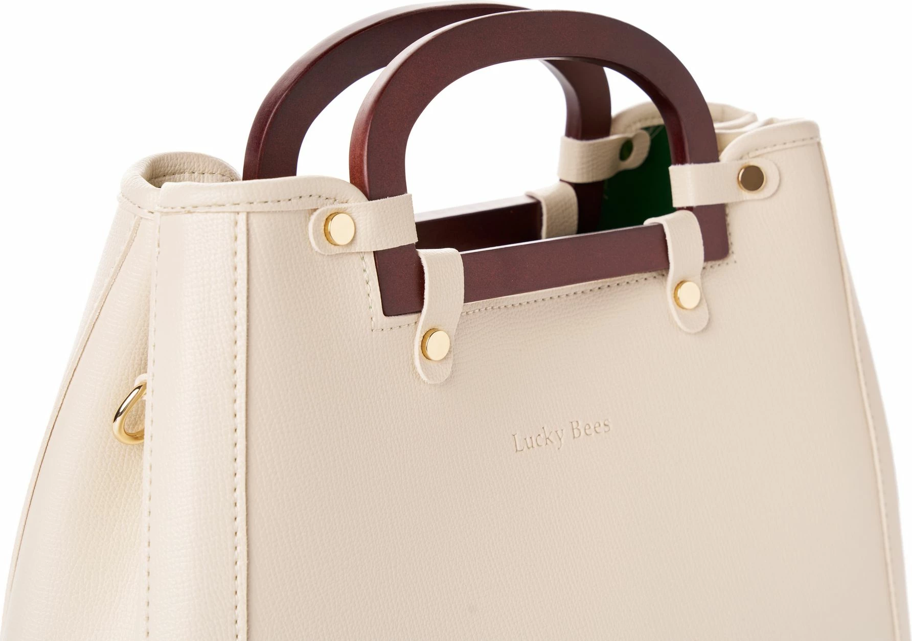Çantë dore Lucky Bees, krem, 1289