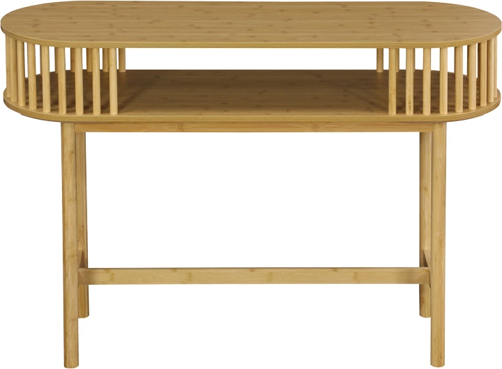 Konsolë Nodial MDF/Bamboo ngjyrë natyrale 120x39x85cm