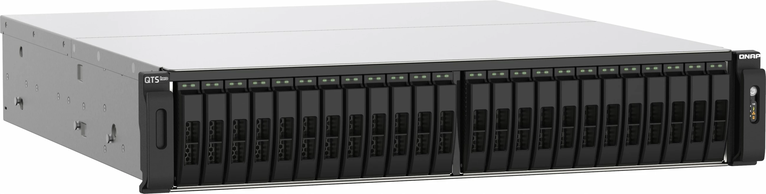 NAS QNAP TS-h2490FU-7232P-64G, 24-bay, AMD EPYC 7232P, 64GB RAM, NVMe Gen3x4, rack 2U