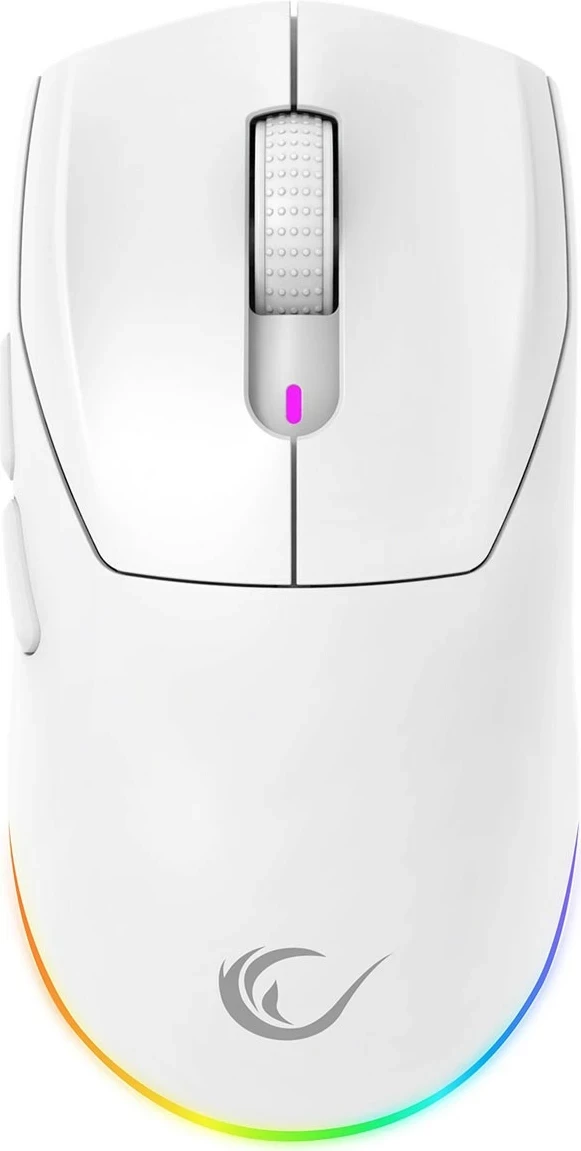 Maus Rampage Prote M5, 24000 DPI, RGB LED, wireless/wired, bardhë