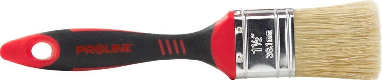 Furçë këndore për bojë akrilike PROLINE 41121, 2.5", dorezë plastike, e zezë/kuqe