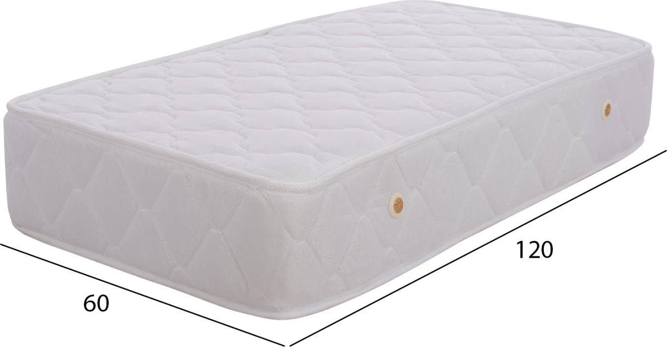 Dyshek për fëmijë “BABYCLOUD”, susta Bonnell, dyanshëm, 60x120 cm