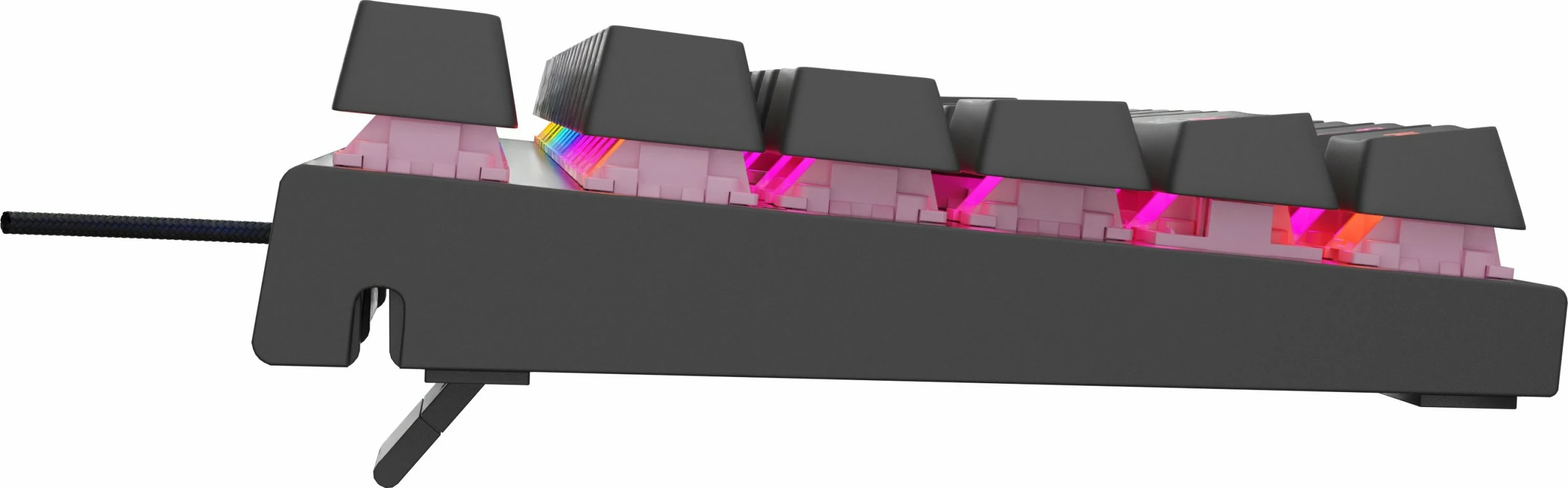 Tastierë mekanike gaming Genesis Thor 303 TKL (NKG-1881), Outemu Peach Silent, Hot Swap, RGB, USB, US layout, e zezë