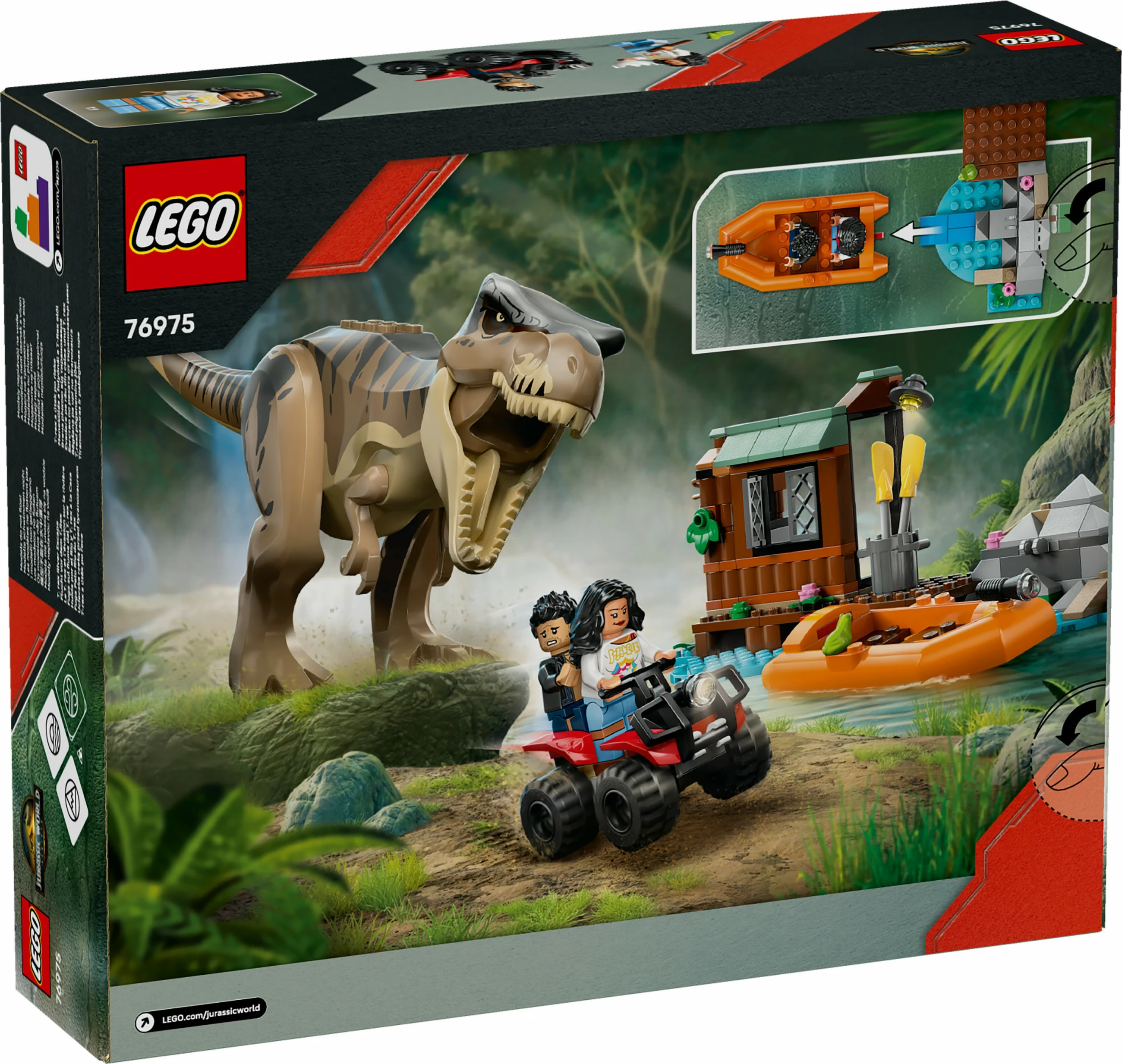 Set ndërtimi LEGO Jurassic World 76975, 199 pjesë, shumëngjyrësh