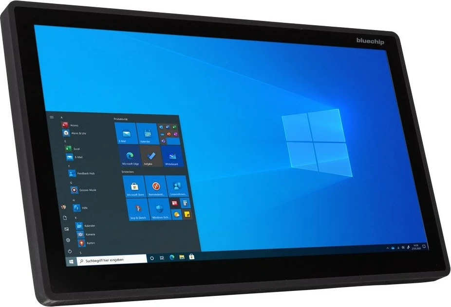 Kompjuter All-in-One bluechip INDUSTRYline P24KT-1000, Intel x6413E, 8GB RAM, 120GB SSD, 24 inç, touch, zi