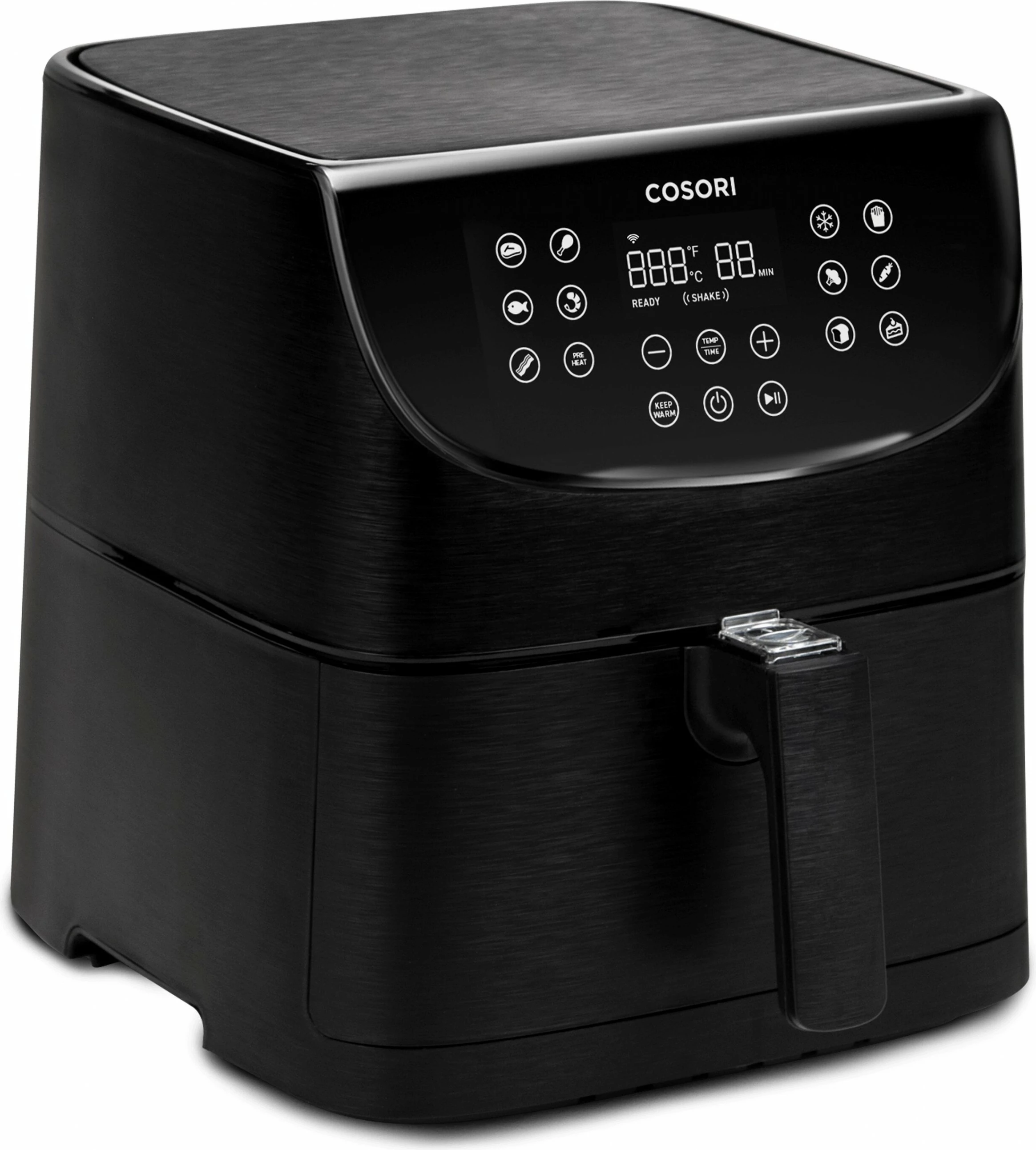 Fritezë me ajër të nxehtë Cosori Smart Chef Edition, 5.5 L, e zezë