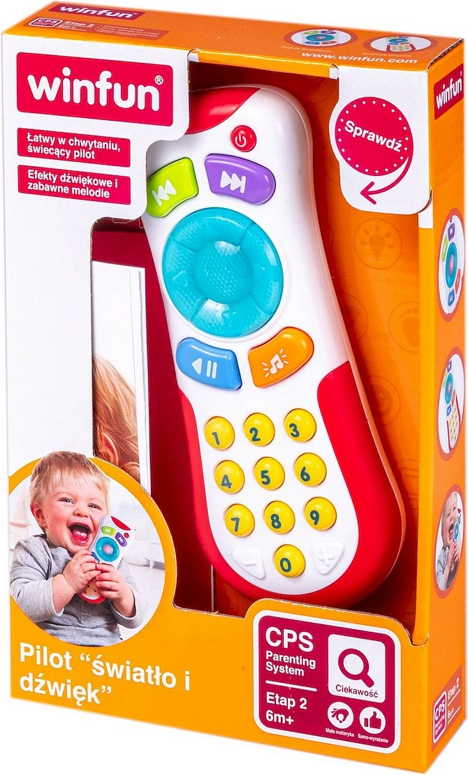 Lodër edukative Smily Play Pilot TV, me butona muzikorë, shumëngjyrëshe