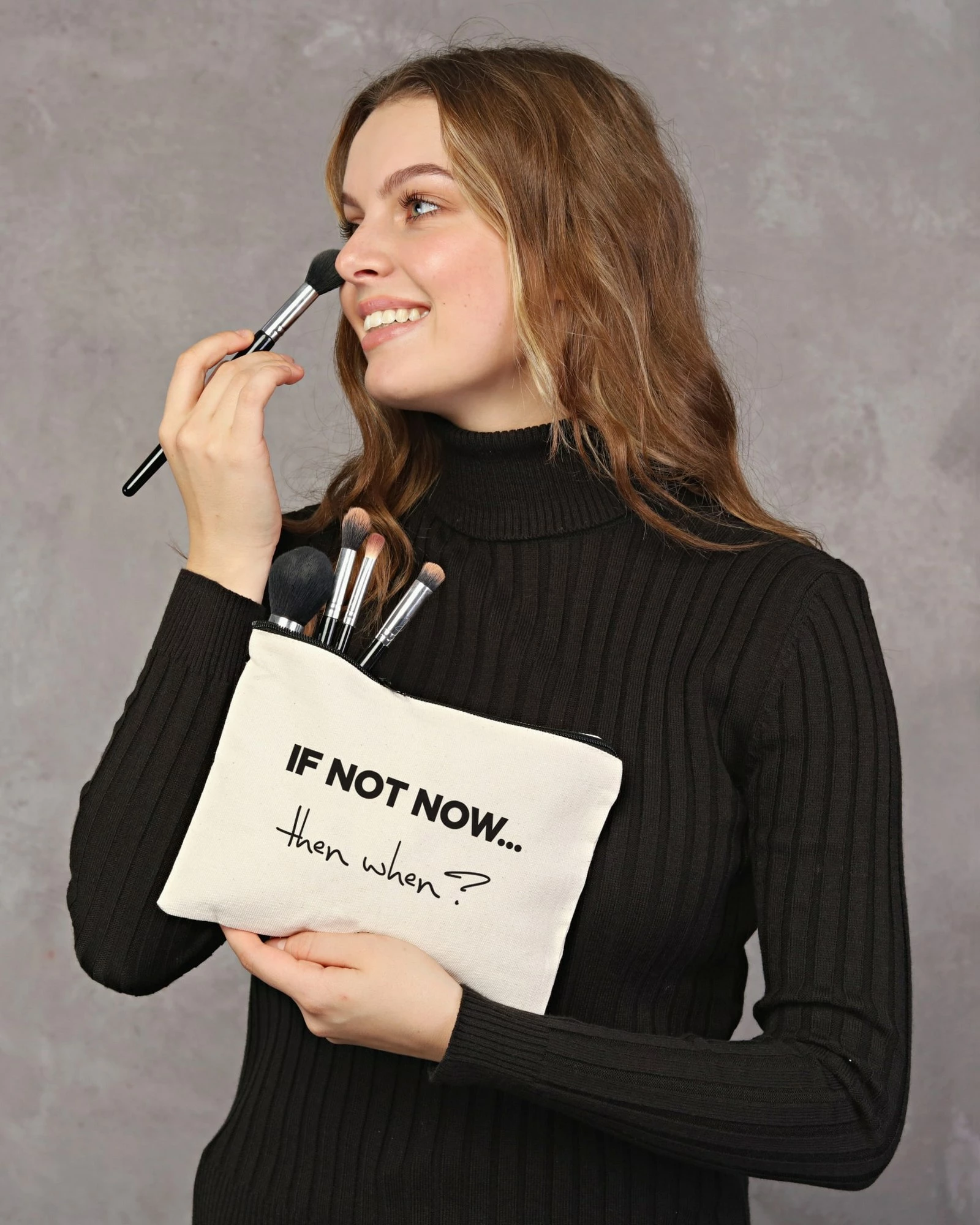 Çantë për make-up Zoozie Bags, krem, 25x18cm, 0689