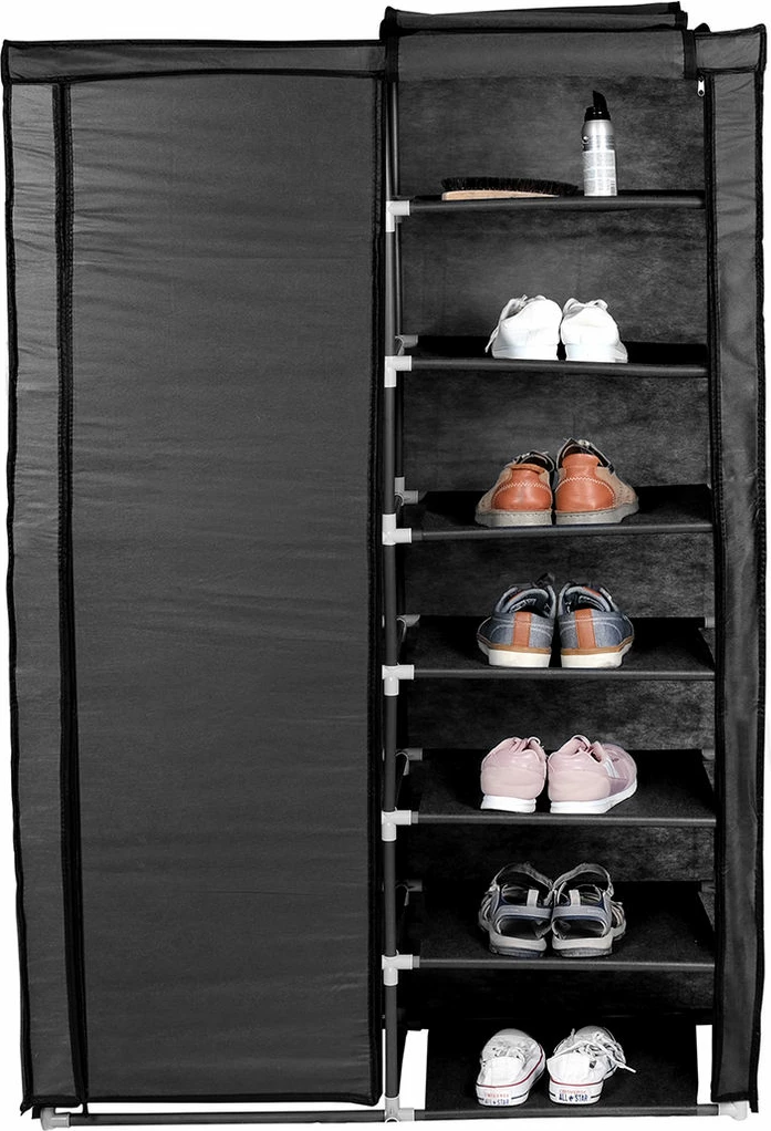 Dollap këpucësh Skye Decor, bezhë - e zezë