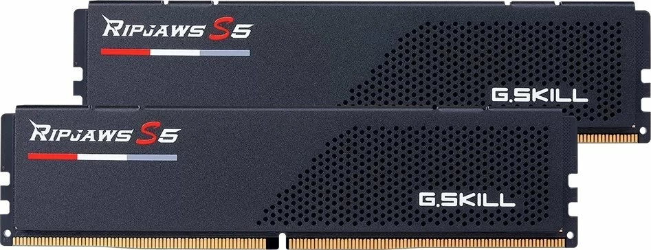 RAM Memorje G.Skill Ripjaws S5 F5-6400J3239G16GX2-RS5K DDR5 32GB 6400MHz CL32, e zezë, kit 2x16GB