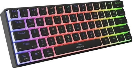 Tastierë mekanike Genesis Thor 660 G2 RGB, Gateron Brown, e zezë