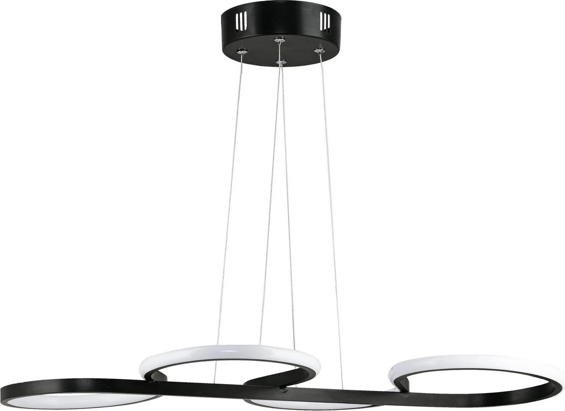 Llambë tavani Opviq Swing, e zezë, dritë e bardhë