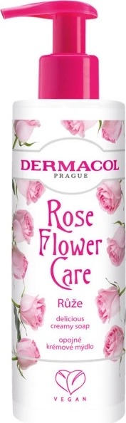 Sapun kremoz për duar Dermacol Flower Care Rose për femra, 250ml