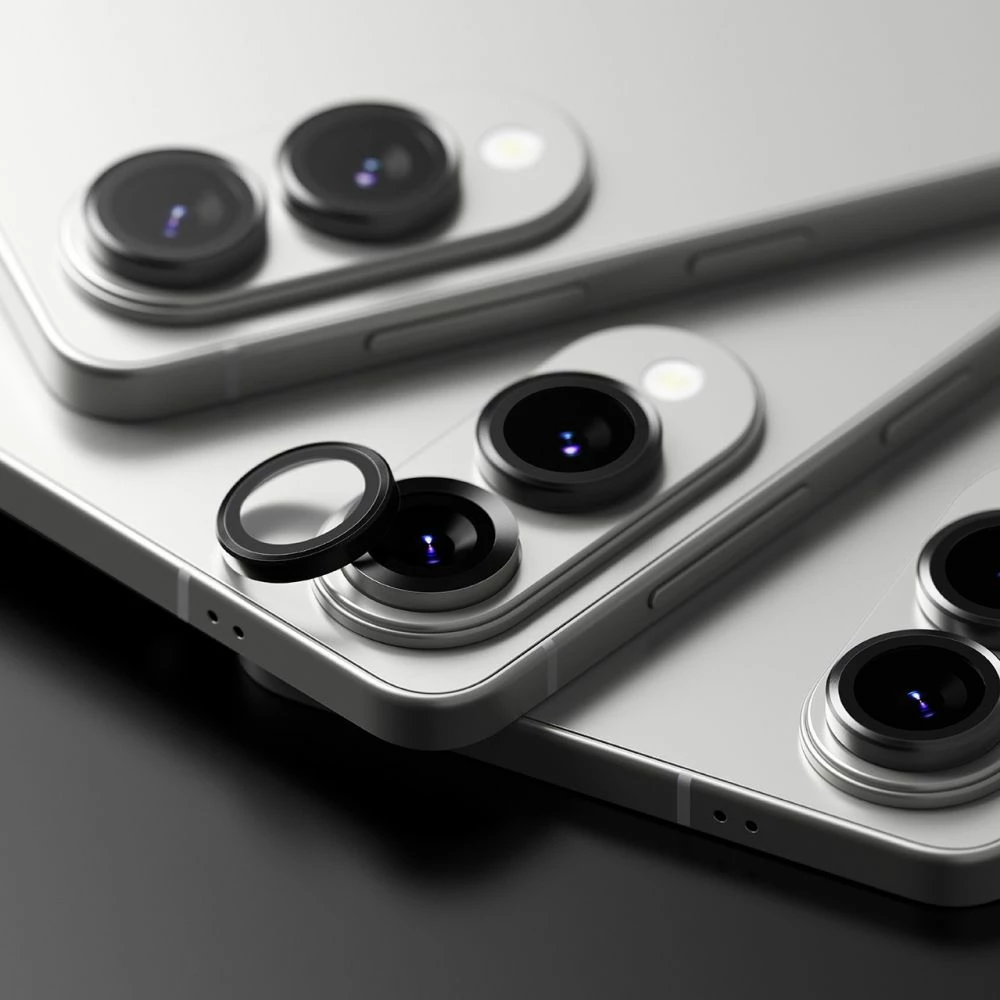 Mbrojtës xhami për kamerë Ringke për Samsung Galaxy S25 Edge, Transparent, 2 copë