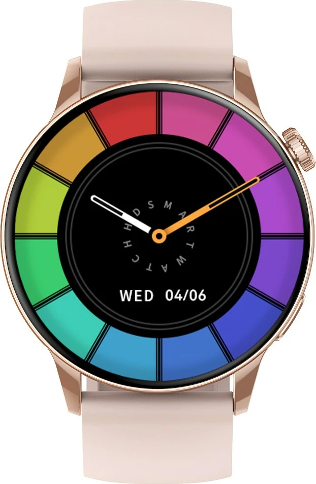 Smartwatch Maxcom Fit FW58 Vanad Pro, 1.3" AMOLED, Bluetooth, Gold, set me 2 rripa