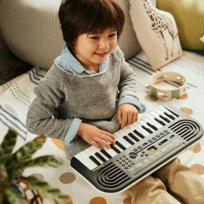 Piano digjitale Casio SA-51 32 taste, E zezë