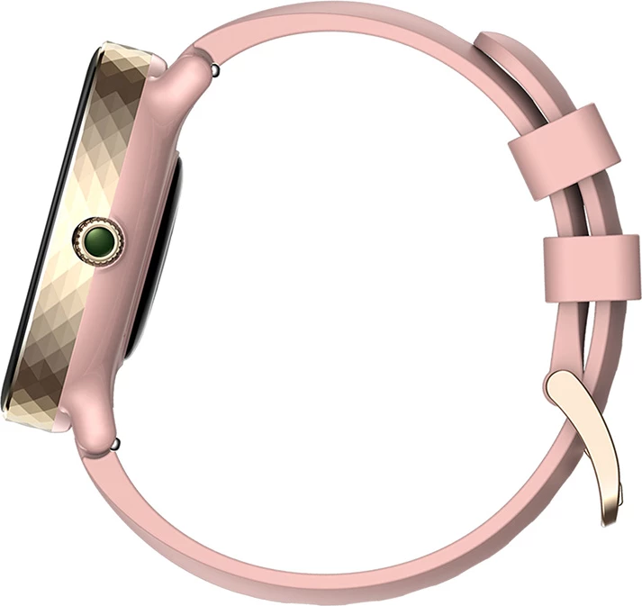 Smartwatch Zeblaze Lily 2, AMOLED 1.2", IP68, për femra, Rozë, set me dy rripa