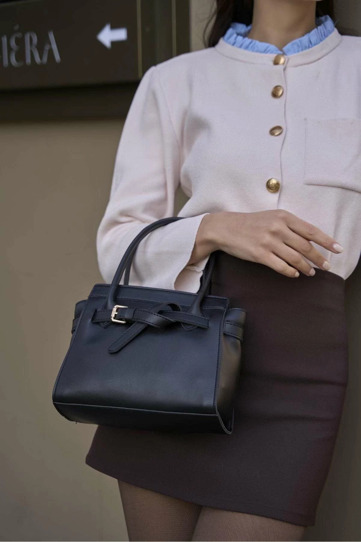 Çantë dore Zoozie, e zezë, MK1020225SV10-001