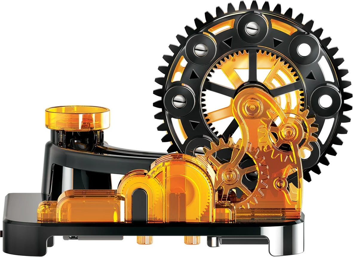 Set ndërtimi pistë topash elektrik, 4M KidzLabs 00-03456, motor elektrik, plastikë, punon me bateri AAA, moshat 5+