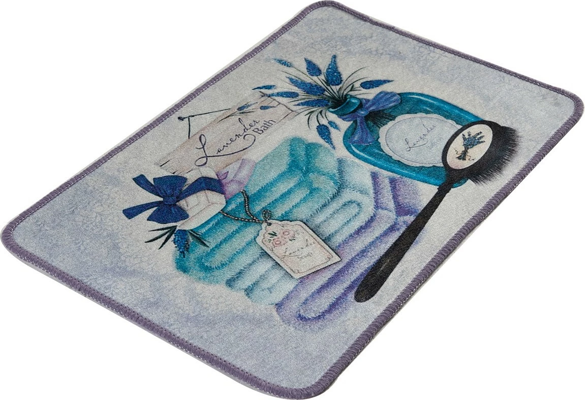 Tapet për banjo Mijölnir, ngjyrë lavandë, Djt, 40x60cm