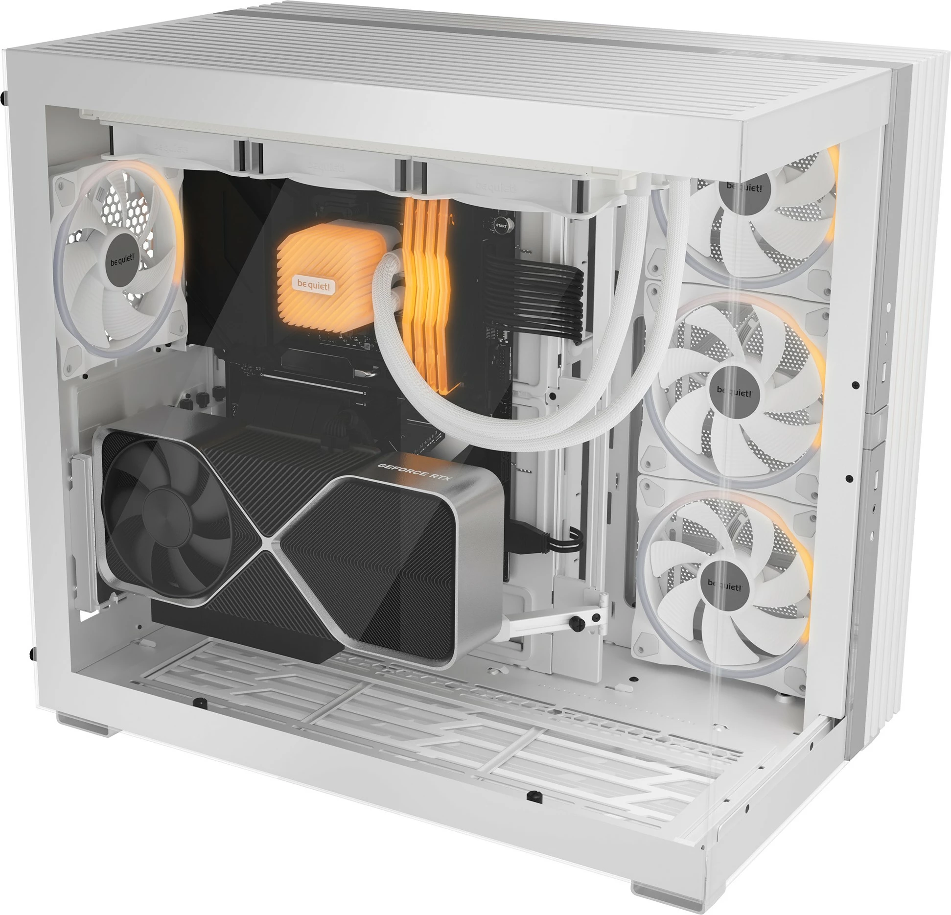 Kasë Be Quiet! LIGHT BASE 900 FX, Full Tower, RGB, e bardhë