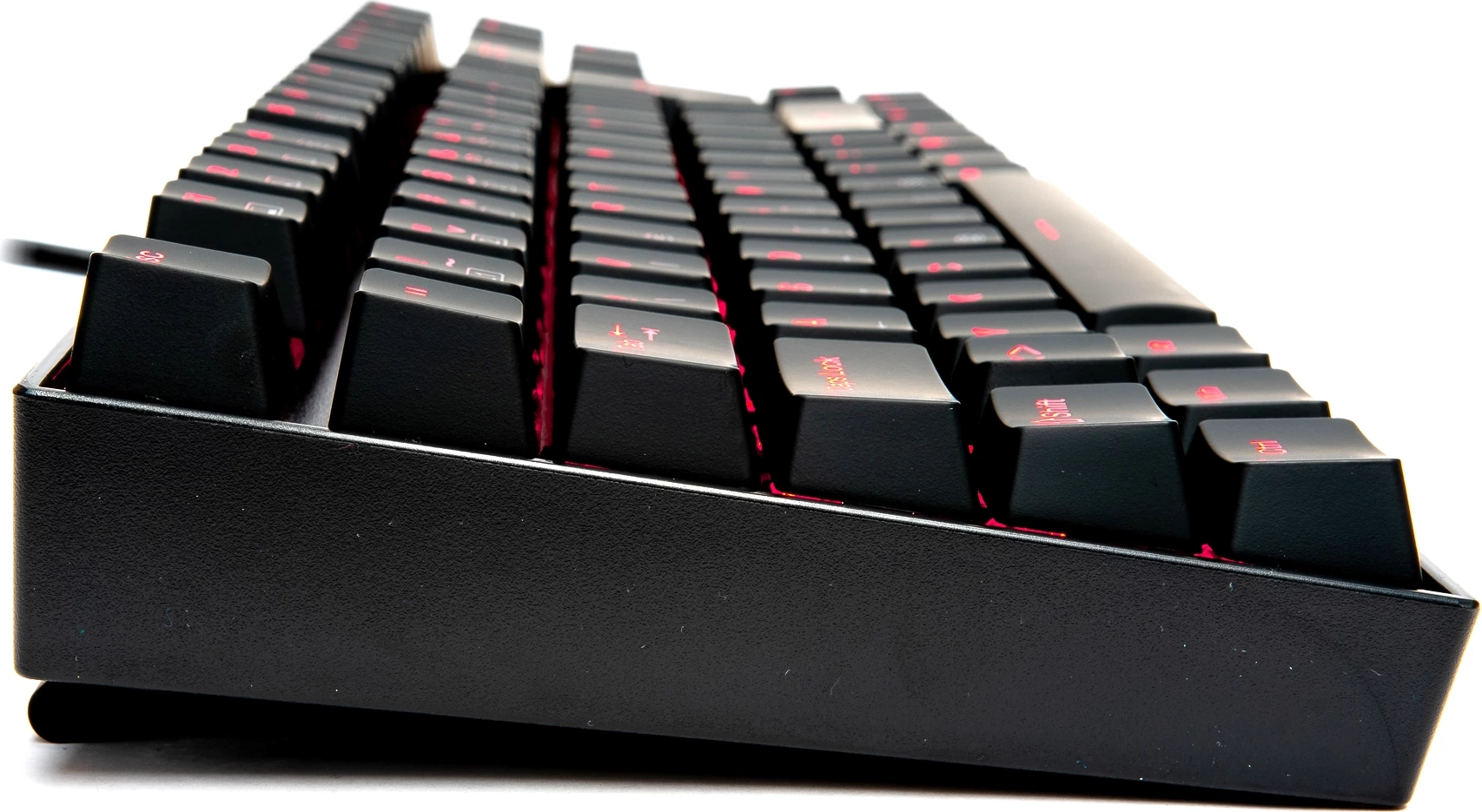 Tastierë mekanike Redragon Kumara 2 K552-2, 87 tasta TKL, Blue switch, LED e kuqe, wired, layout SLO/CRO, e zezë