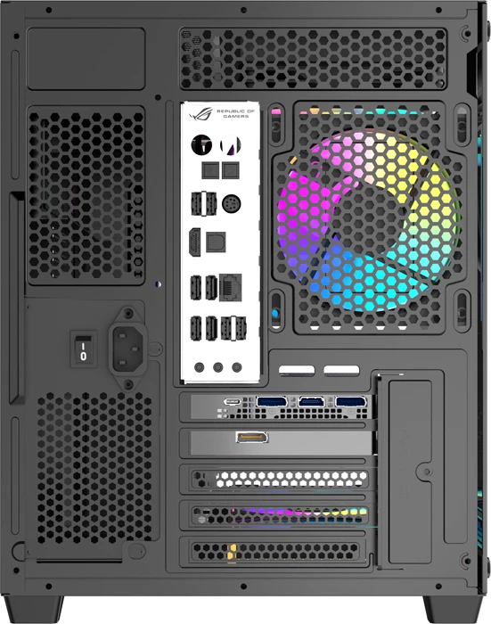 Kasë DarkFlash B275 PRO Mini Tower, Tempered Glass 270°, 6x 120mm ventilatorë, e zezë