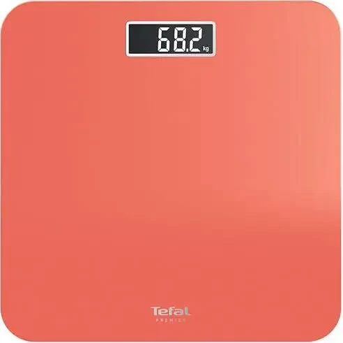 Peshore personale, Tefal, Premiss PP1803V0, kapacitet 160 kg, ekran LCD, xham i temperuar, portokalli