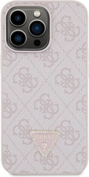 Mbështjellës Guess GUHCP13LP4TDSCPP për iPhone 13 Pro/13, Crossbody 4G Metal Logo, Rozë