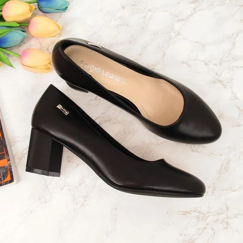 Këpucë Sergio Leone femra, të zeza