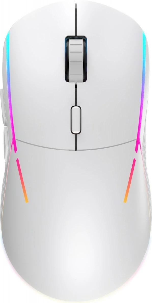 Maus gaming YENKEE SAMURAI YMS 3500WH, wireless/USB-C, RGB, i bardhë