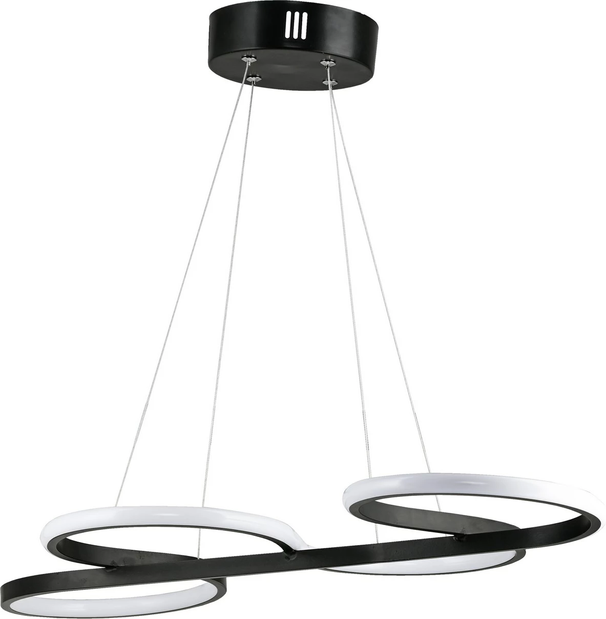 Llambë tavani Opviq Swing, e zezë, dritë e bardhë