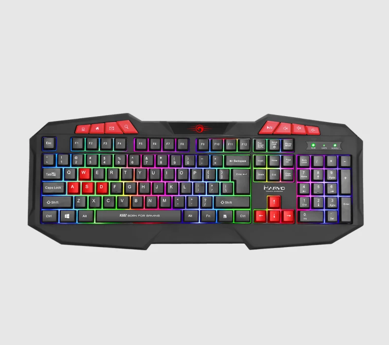 Tastierë gaming Marvo K602, e zezë