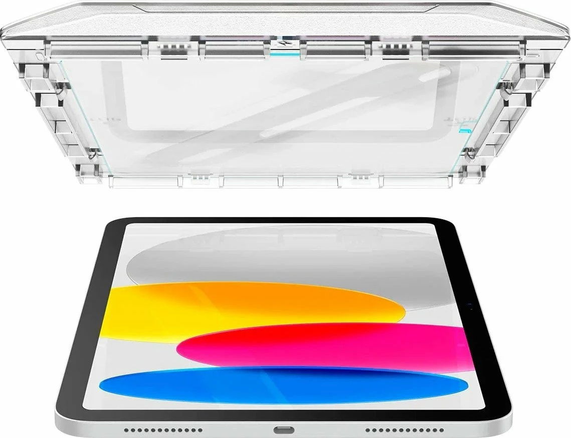 Mbrojtës ekrani xham i temperuar Spigen GLAS.tR EZ Fit për iPad 10.9\", transparent, set 1 copë