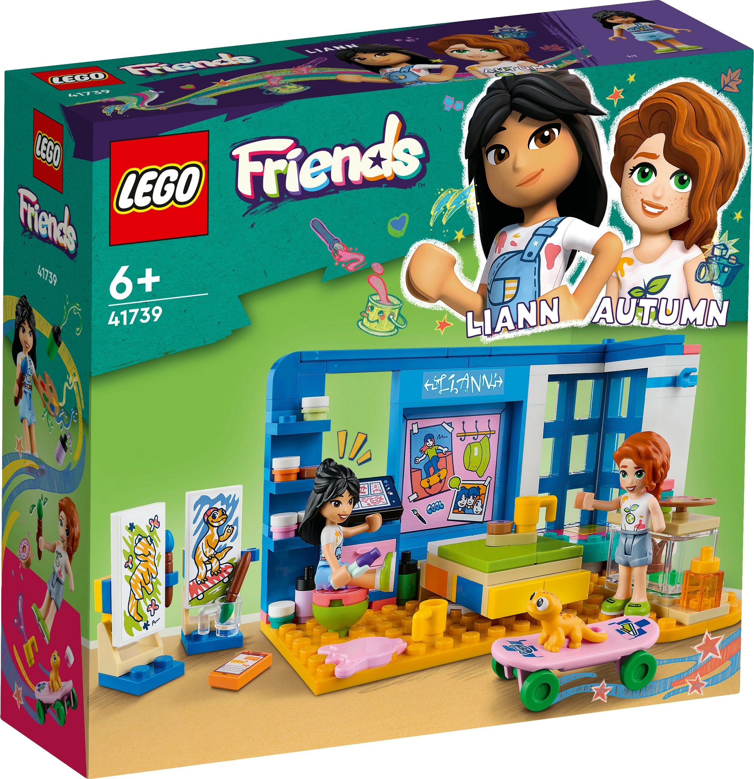 Set ndërtimi LEGO Friends 41739 Liann's Room, 204 pjesë, shumëngjyrëshe