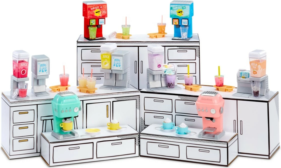 Set figurina MGA Miniiverse Make It Mini Appliances, 8 copë, shumëngjyrëshe