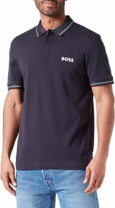 Maicë polo Boss për meshkuj, blu