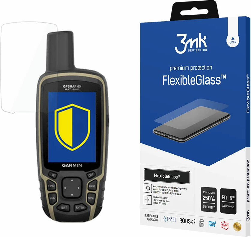 Xham mbrojtës FlexibleGlass 3mk për Garmin GPSMAP 65
