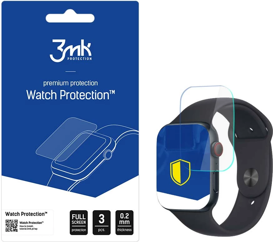 Folje mbrojtëse për Apple Watch SE2 40mm, 3mk Protection Watch Protection ARC+, 3 copë