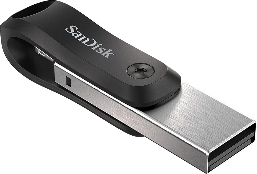 USB Flash SanDisk 128GB, Gri dhe Argjendtë