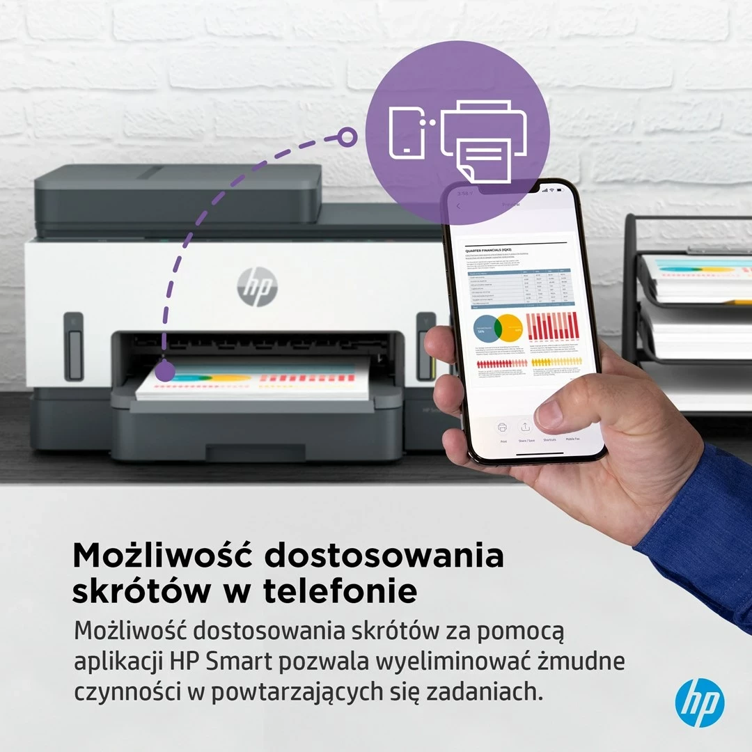 Printer inkjet HP Smart Tank 750, 4800 x 1200 DPI, i bardhë / zi
