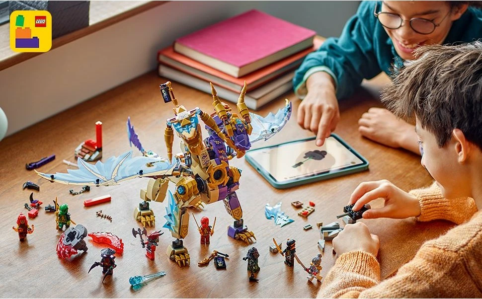 Set ndërtimi LEGO Ninjago 71836 Lichtbogendrache, 869 pjesë, multikolor