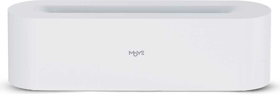 Diffuzor aromash Moye Oval Mist, ultrasonik me LED efekt flake, USB-C, i bardhë