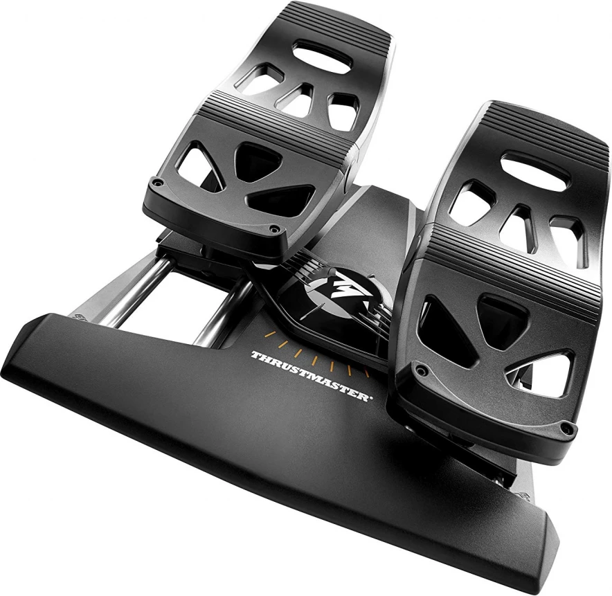 Pedale rudder fluturimi Thrustmaster TFRP, USB/RJ12, për PC/PS4/Xbox