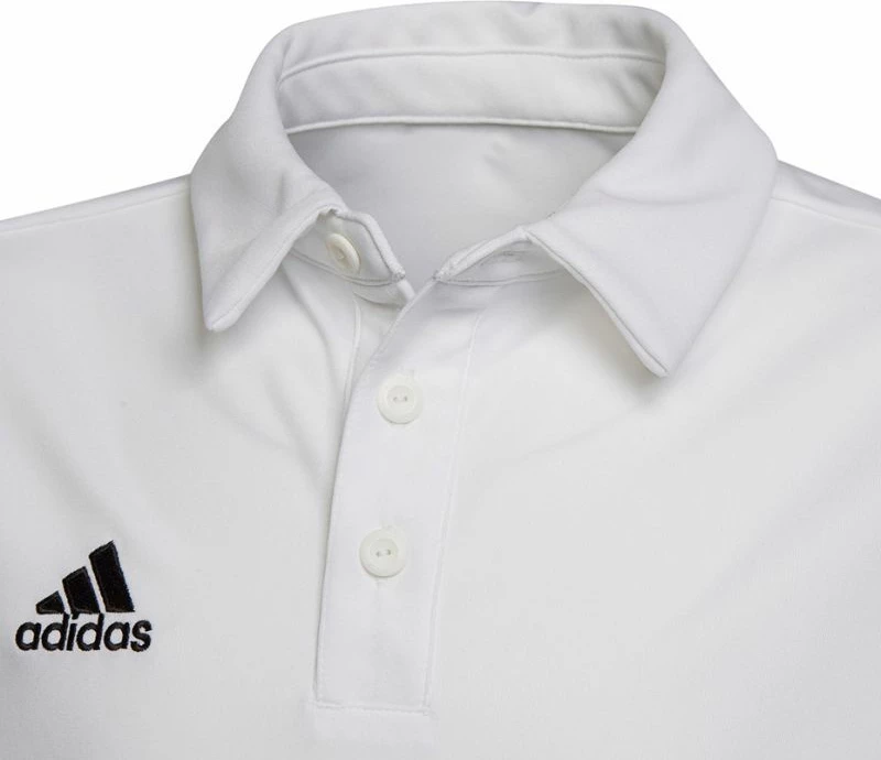 Maicë polo për fëmijë adidas, e bardhë