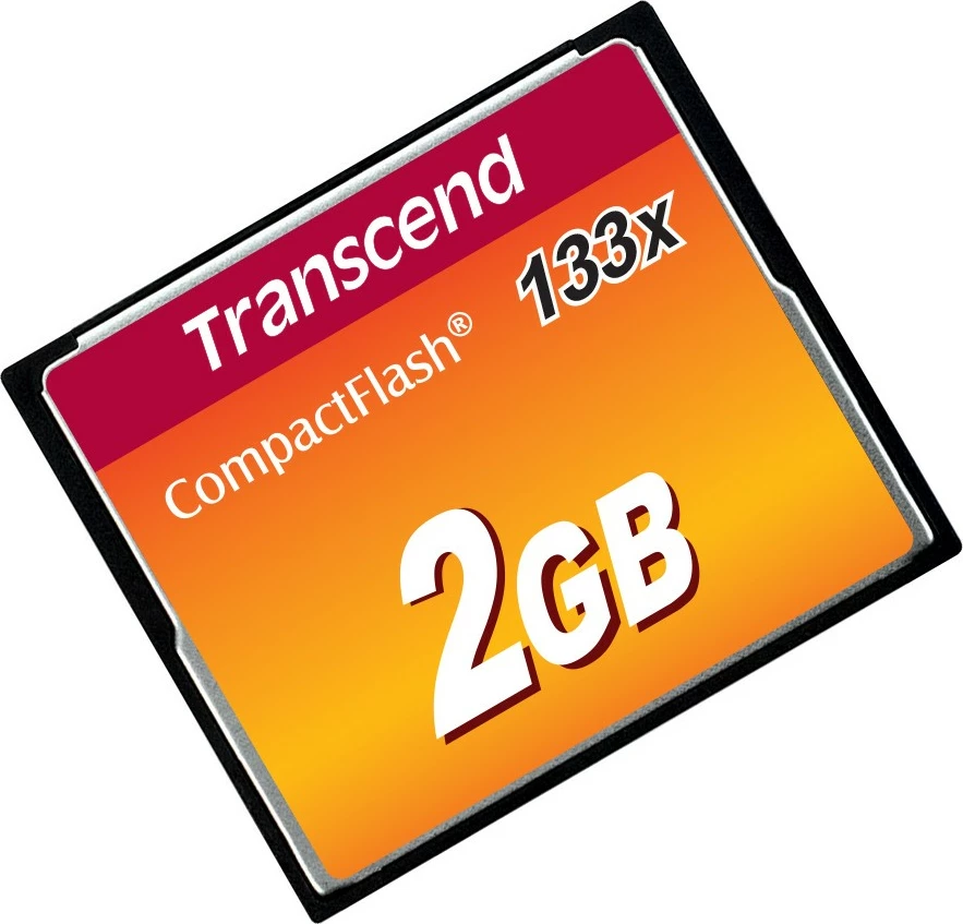 Kartelë CompactFlash Transcend 2GB 133x, e zezë